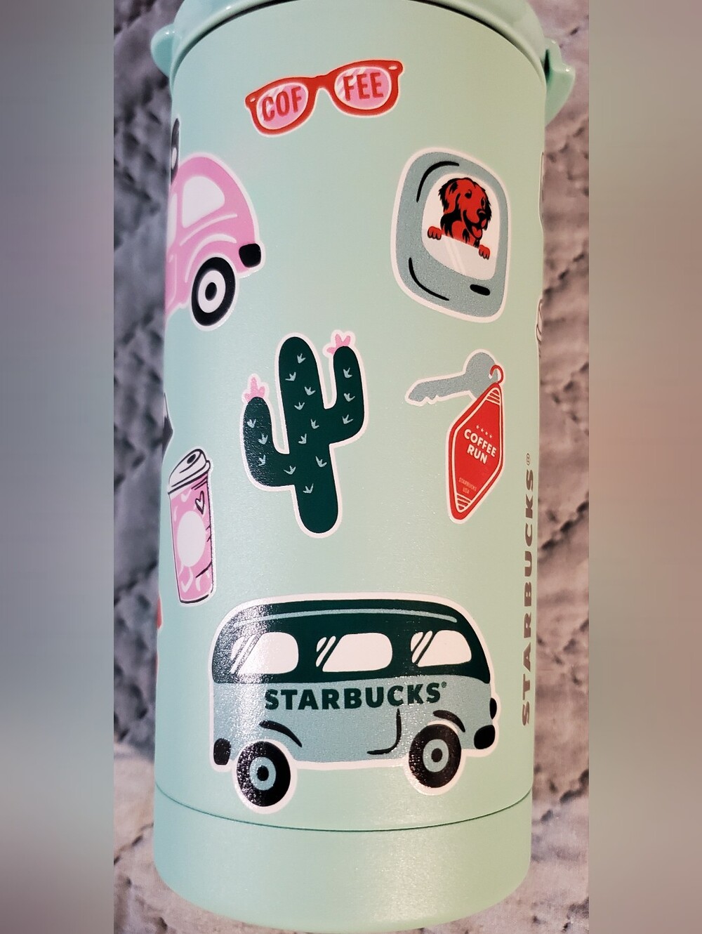 NWT Starbucks Summer 2026 Road Trip Sticker Stainless Steel Tumbler 16oz
